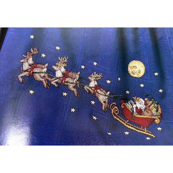 Cross Stitch Charts Santas Moonlit Journey & Angel Patterns - Picture 1 of 5